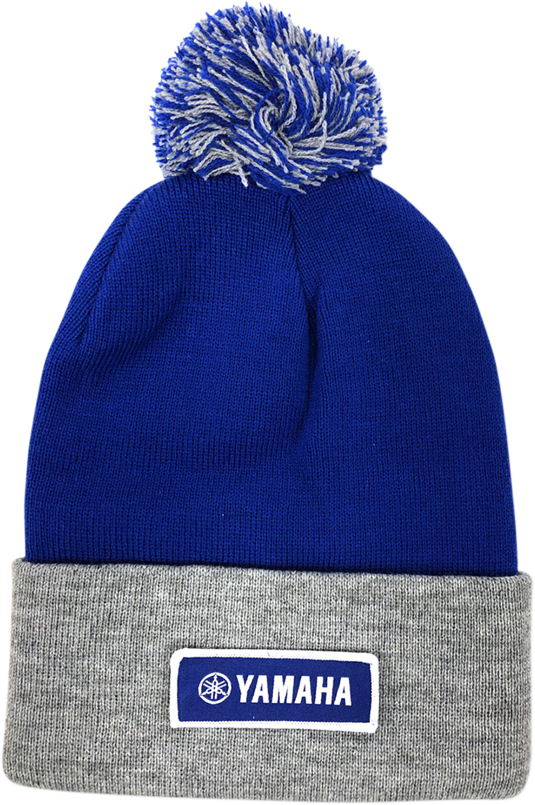 Yamaha Pom Beanie - Royal/Gray