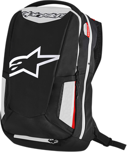 City Hunter Backpack - Black/White/Red - Lutzka's Garage