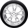 Largo 3D Rear Wheel (18"/Chrome)/Falken Tire (215/45ZR18) - Trike