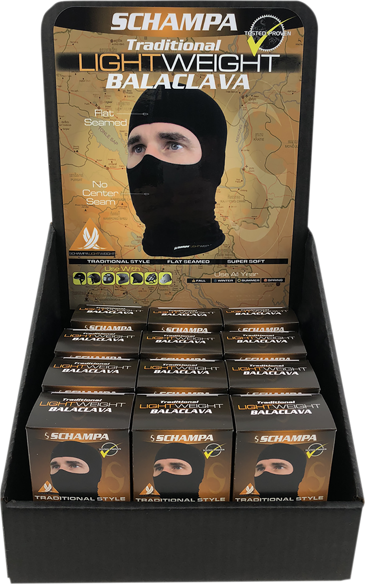 Silk Balaclava - Lightweight - 12 Pack