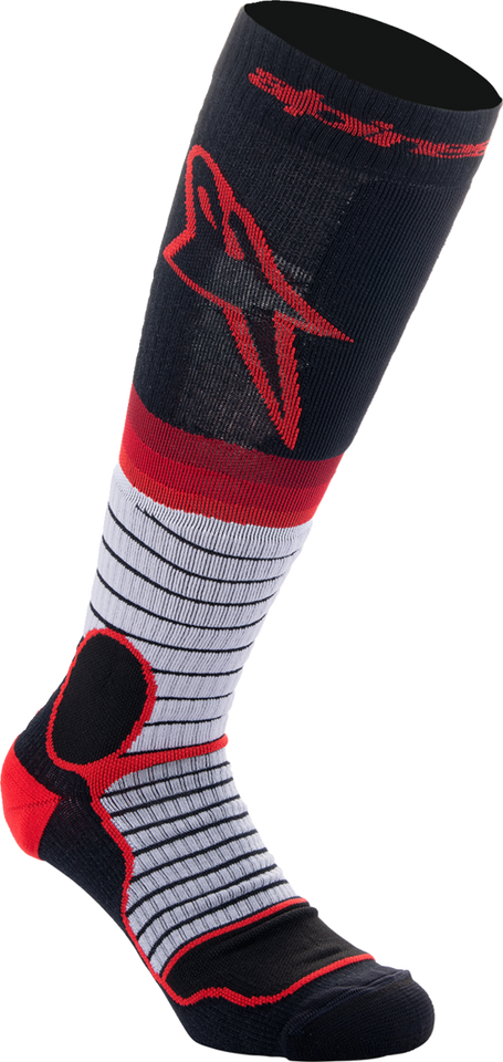 MX Pro Socks - Black/Red/Gray - Medium - Lutzka's Garage