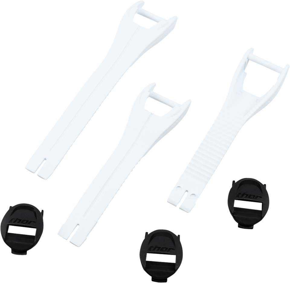 Blitz XP MX Boot Straps - Youth - White - Size 1-7 - Lutzka's Garage