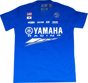 Yamaha Factory T-Shirt - Blue - Large - Lutzka's Garage