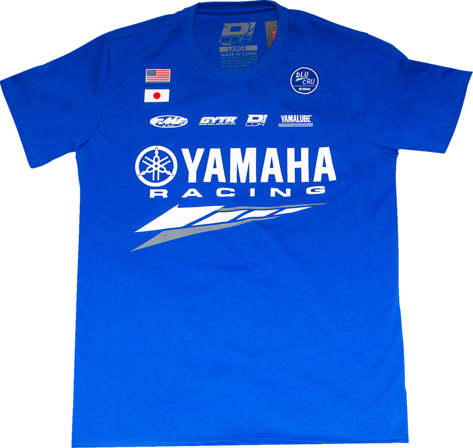 Yamaha Factory T-Shirt - Blue - 2XL - Lutzka's Garage