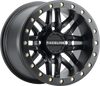 Wheel - Ryno - Beadlock - Rear - Black/with Black Ring - 15x10 - 4/156 - 5+5