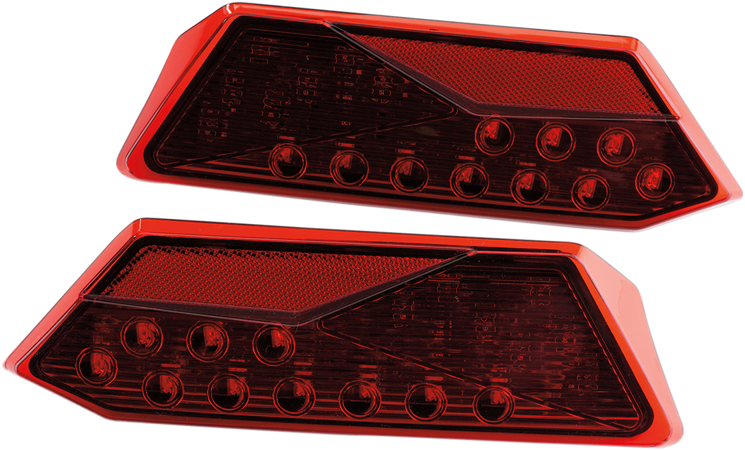 Taillights - LED - RZR1000 - Red - Lutzka's Garage