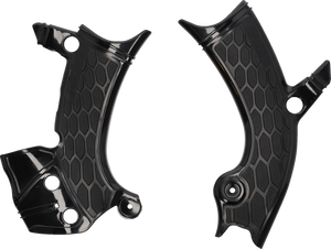 X-Grip Frame Guards - Black - YZ 250F/450F - Lutzka's Garage