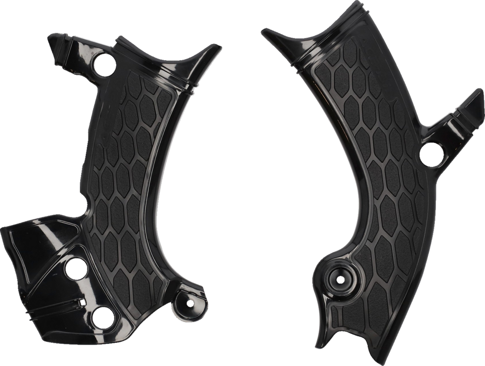 X-Grip Frame Guards - Black - YZ 250F/450F - Lutzka's Garage