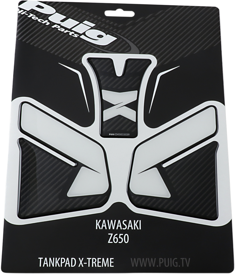 Model Specific Tank Pad - Carbon - Kawasaki