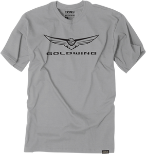 Goldwing Icon T-Shirt - Gray - Medium - Lutzka's Garage