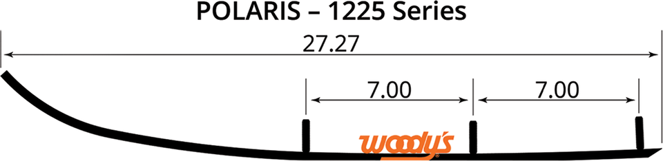 Ace™ Flat-Top® Carbide Runners - 6" - Lutzka's Garage