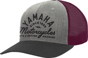 Yamaha Wool Hat - Gray/Maroon