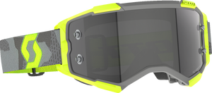 Fury Goggle - Light Gray/Neon Yellow - Light Sensitive Gray