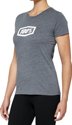 Womens Icon T-Shirt - Heather Gray - Medium - Lutzka's Garage