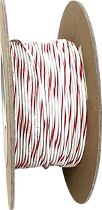 100 Wire Spool - 20 Gauge - White/Red - Lutzka's Garage