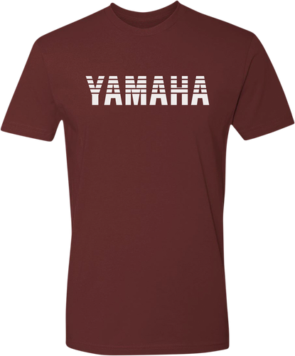 Yamaha Heritage T-Shirt - Maroon - Small - Lutzka's Garage