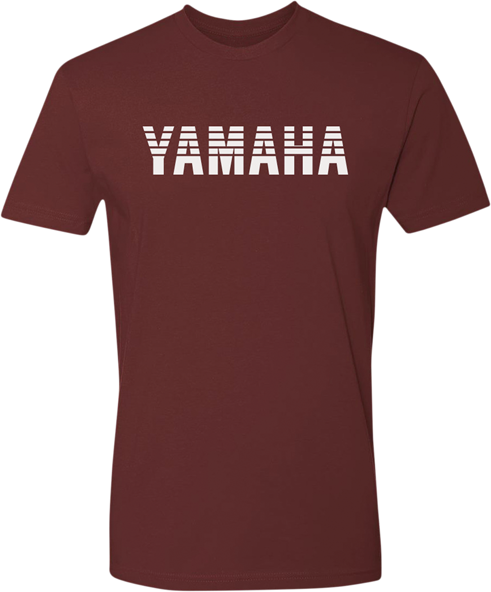 Yamaha Heritage T-Shirt - Maroon - Small - Lutzka's Garage