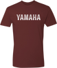 Yamaha Heritage T-Shirt - Maroon - Small - Lutzka's Garage