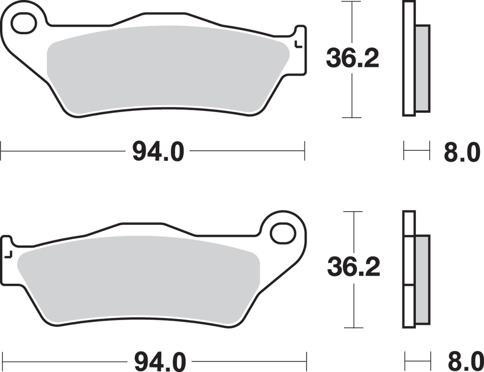 LS Brake Pads - 671LS