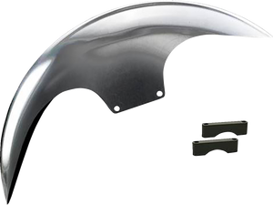 Cafe Front Fender - 21" - Black Spacers