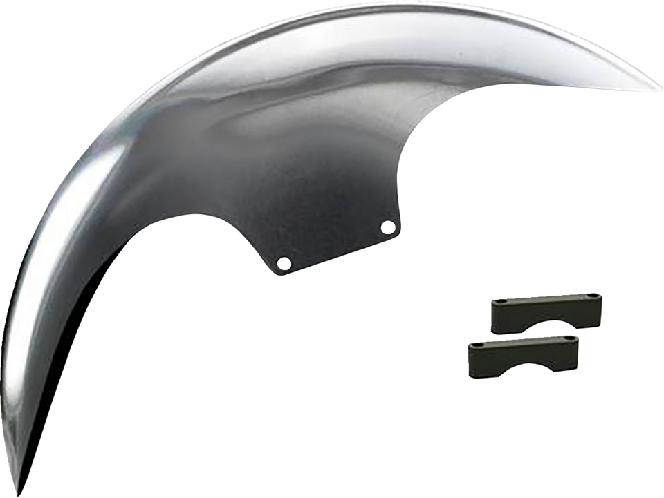 Cafe Front Fender - 21" - Black Spacers