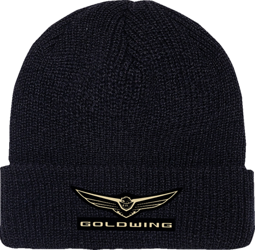 Goldwing Beanie - Black - Lutzka's Garage