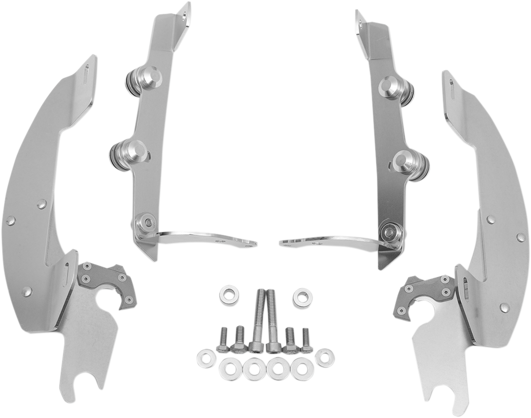 Batwing Trigger Lock Mounting Kit - Aero - Polished