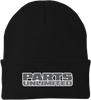 Parts Unlimited Beanie - Fleece - Black - Lutzka's Garage