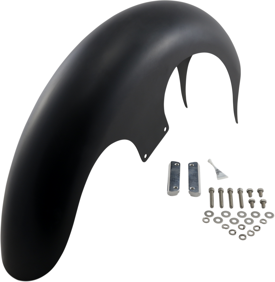 Talon Front Fender - 26" Wheel - With Satin Adapters - Touring Models