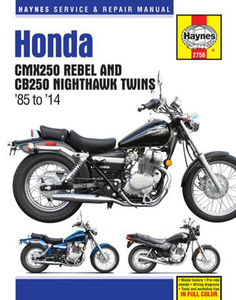 Manual - Honda Rebel/Nighthawk 85-16