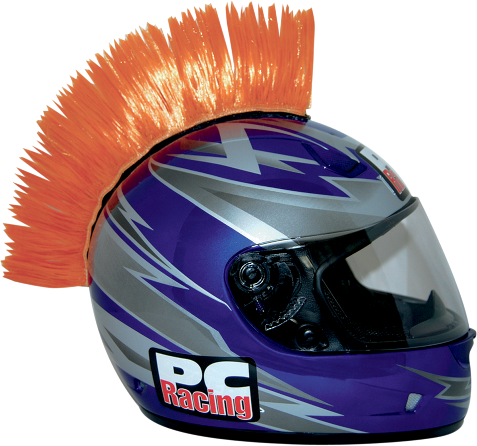 Helmet Mohawk - Orange - Lutzka's Garage