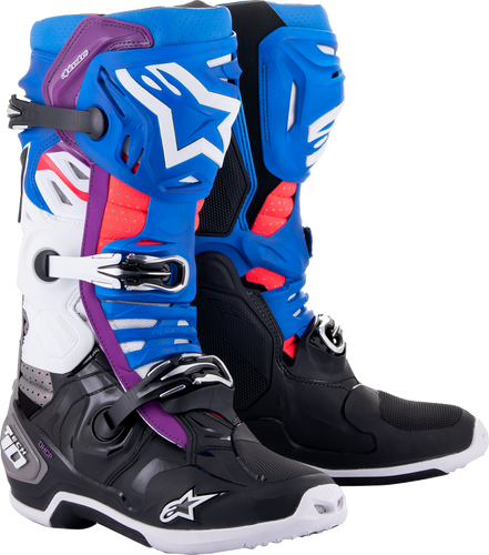 Tech 10 Supervented Boots - Blue/Black/White - US 7 - Lutzka's Garage