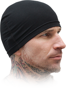 Stretch Skullcap - Black - Lutzka's Garage