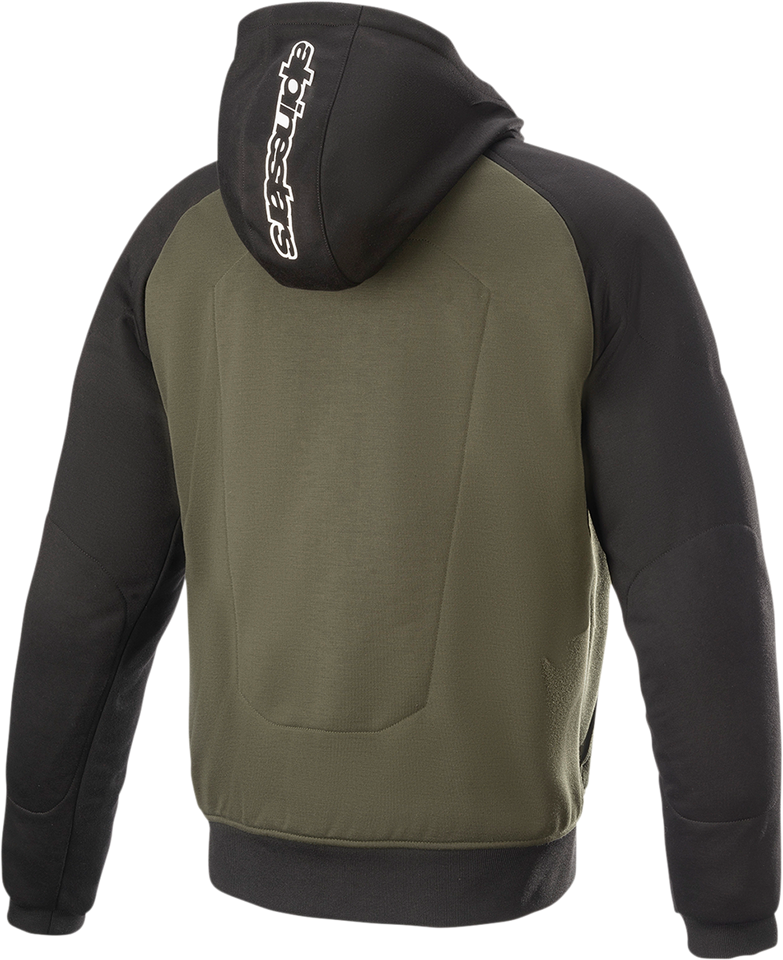 Chrome Hoodie - Black/Green - XL - Lutzka's Garage