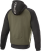 Chrome Hoodie - Black/Green - XL - Lutzka's Garage