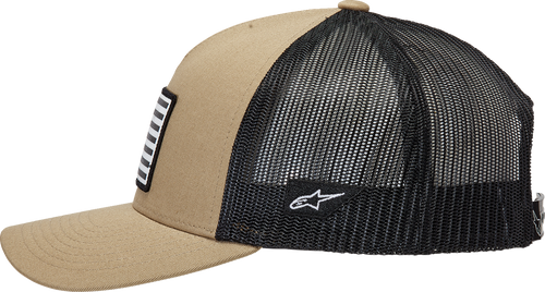 Flag Snapback Hat - Sand/Black - One Size - Lutzka's Garage