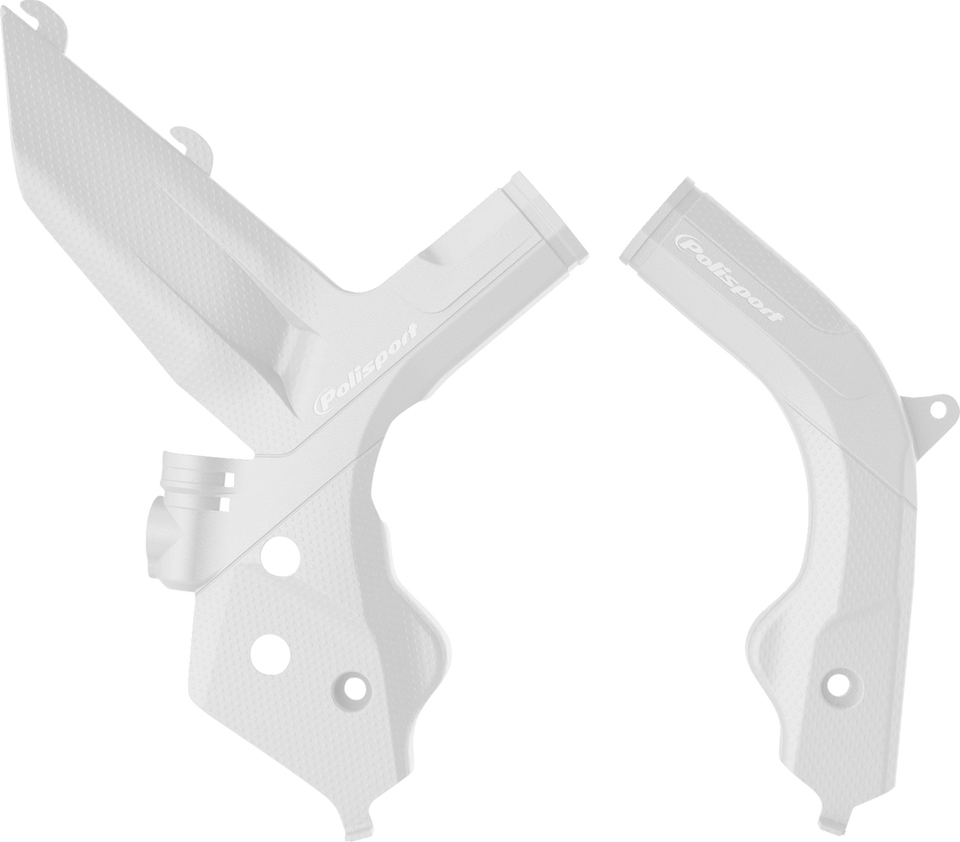 Frame Guards - White - KTM - Lutzka's Garage