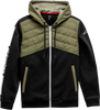 Alltime Hybrid Jacket - Black/Olive - Medium - Lutzka's Garage