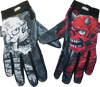 Good N Evil Skulls Gloves - Black - Small - Lutzka's Garage