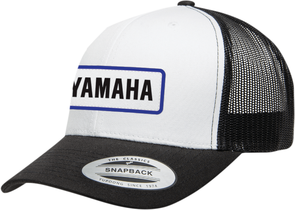 Yamaha Throwback Hat - Black/White - Lutzka's Garage