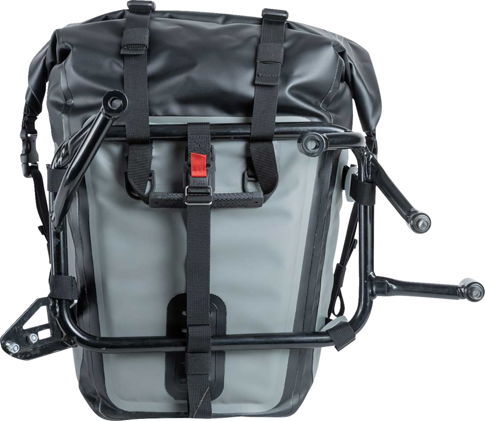 Mototrekk Panniers™ - Gray/Black - Lutzka's Garage