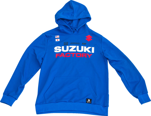 Suzuki Factory Sweatshirt - Blue - XL - Lutzka's Garage