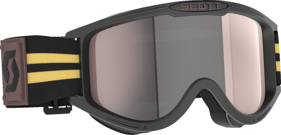 89X Era Goggles - Black/Beige - Silver Chrome