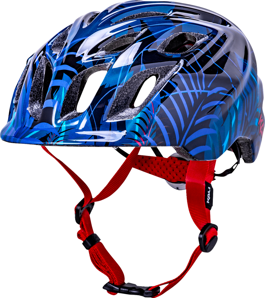 Child Chakra Lighted Helmet - Jungle - Gloss Blue - XS - Lutzka's Garage