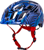 Child Chakra Lighted Helmet - Jungle - Gloss Blue - XS - Lutzka's Garage