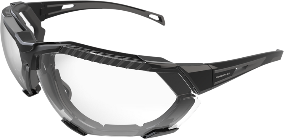 FF4 Sunglasses - Foam - Black/Black - Clear - Lutzka's Garage