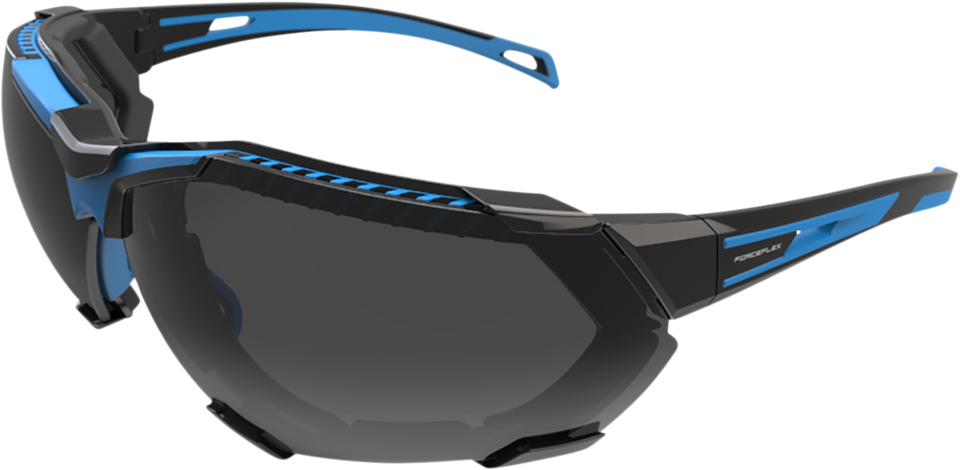 FF4 Sunglasses - Foam - Black/Blue - Smoke - Lutzka's Garage