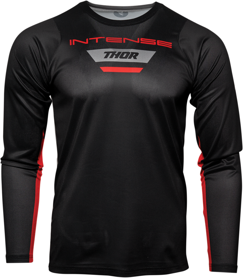 Intense Jersey - Long-Sleeve - Black/Gray - XS - Lutzka's Garage