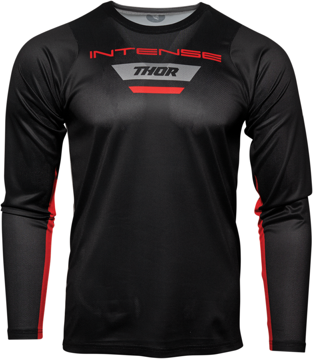 Intense Jersey - Long-Sleeve - Black/Gray - XS - Lutzka's Garage