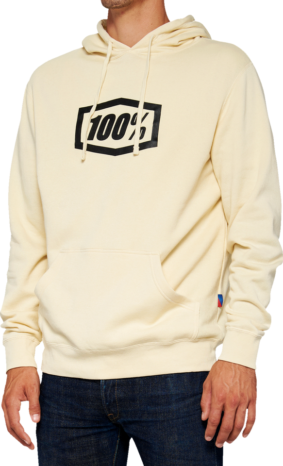 Icon Pullover Hoodie - Chalk - Medium - Lutzka's Garage